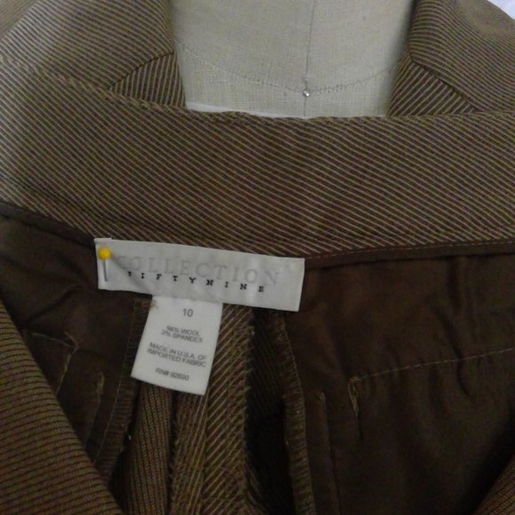 Collection Fifty Nine 2 Piece Pant Suit Size 10 - Picture 9 of 14